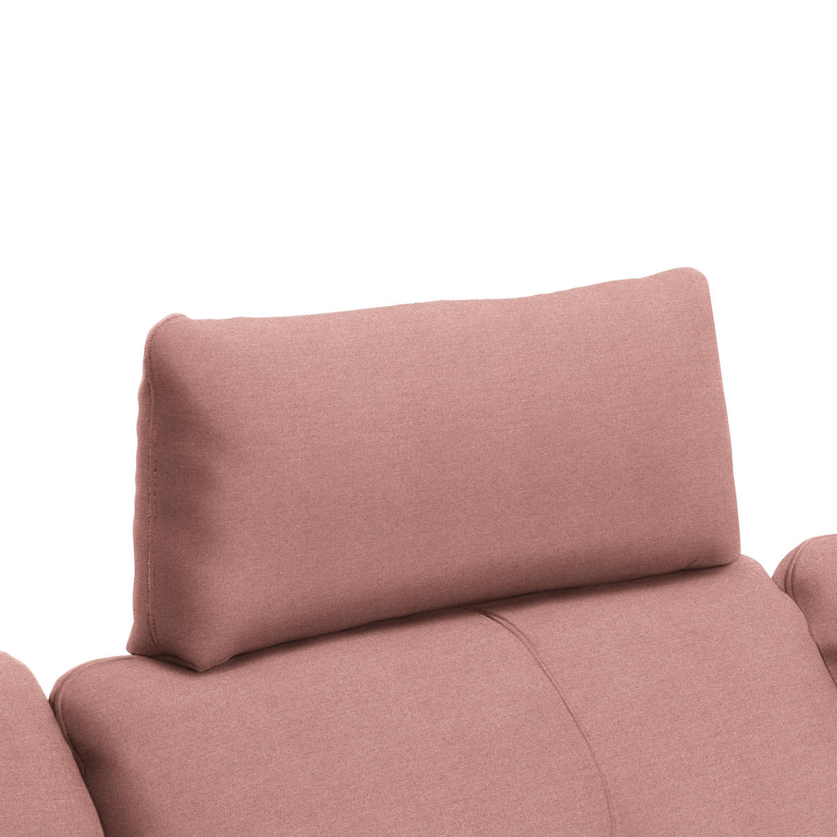 ECKSOFA in Webstoff Altrosa  301/179 cm  - Schwarz/Altrosa, Design, Textil/Metall (301/179cm) - Chilliano