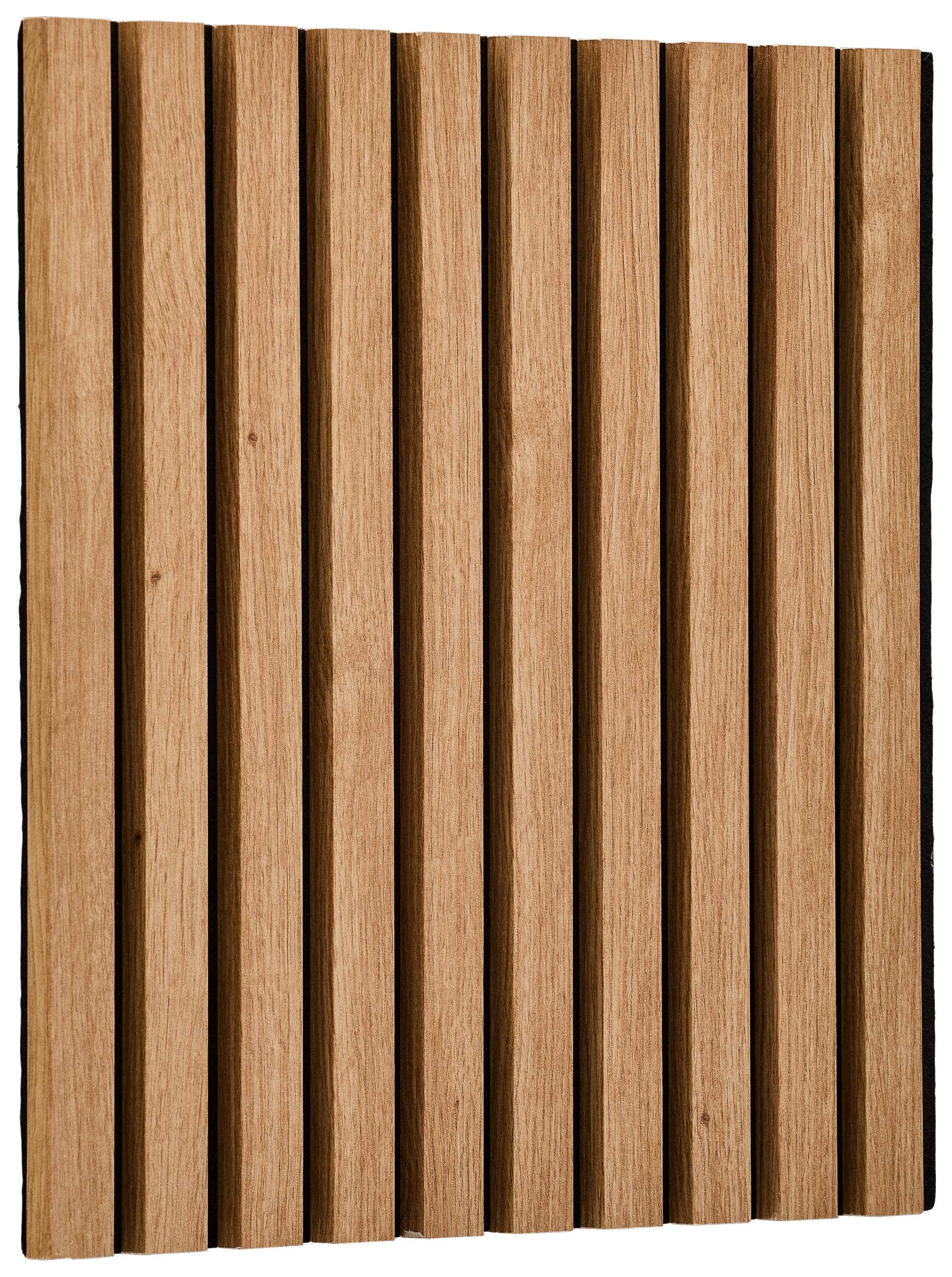 AKUSTIKPANEEL Echtholz, Nachbildung Schwarz, Eiche Artisan 40/40/2,1 cm 4 Stück  - Schwarz/Eiche Artisan, Basics, Holz/Holzwerkstoff (40/40/2,1cm) - Boxxx
