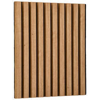 AKUSTIKPANEEL Echtholz, Nachbildung Schwarz, Eiche Artisan 40/40/2,1 cm 4 Stück  - Schwarz/Eiche Artisan, Basics, Holz/Holzwerkstoff (40/40/2,1cm) - Boxxx
