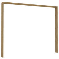 PASSEPARTOUTRAHMEN 256/240/12 cm Eiche Bianco  - Eiche Bianco, KONVENTIONELL, Holzwerkstoff (256/240/12cm) - Venda