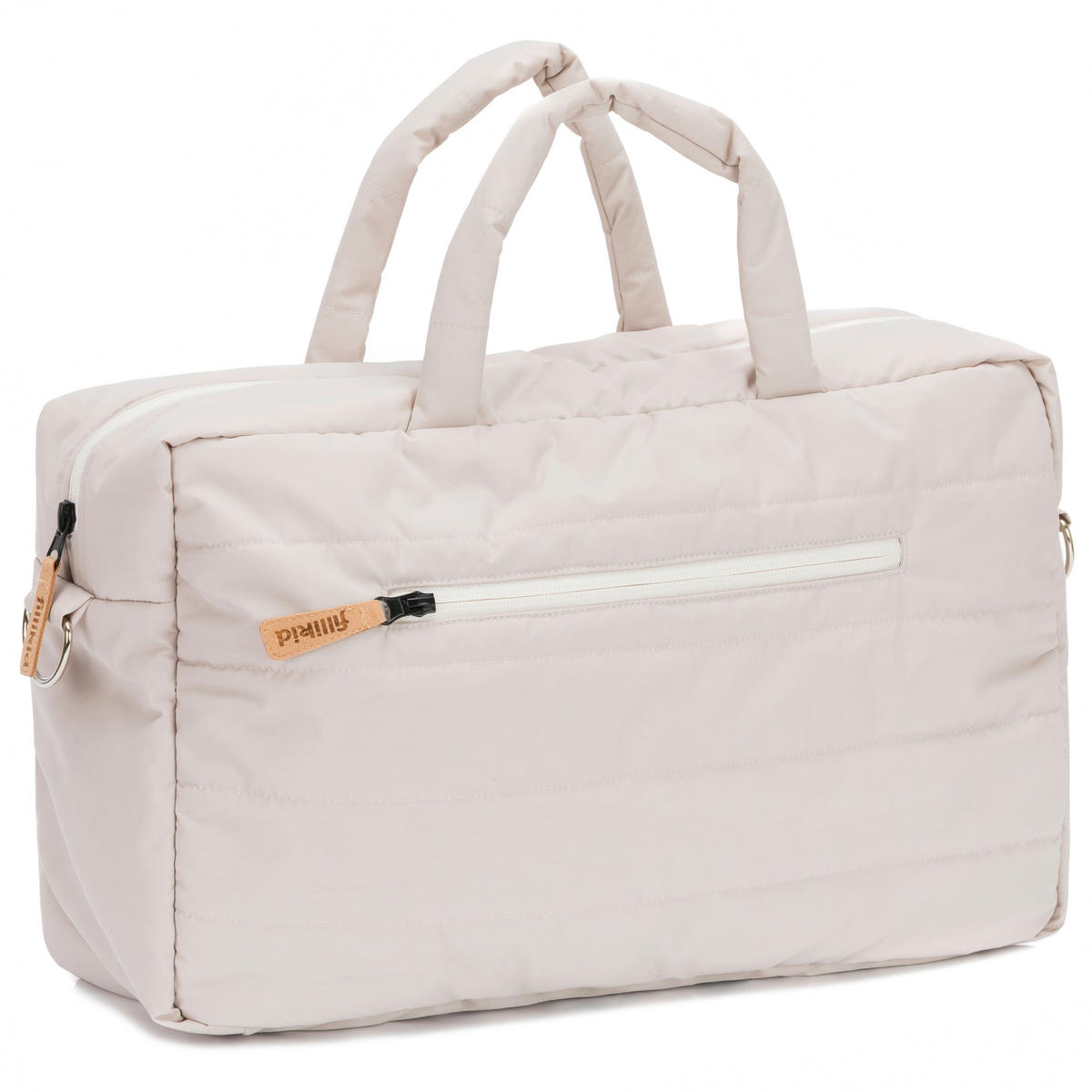 WICKELTASCHE  - Greige/Schwarz, Basics, Textil (43/28/14cm) - Fillikid