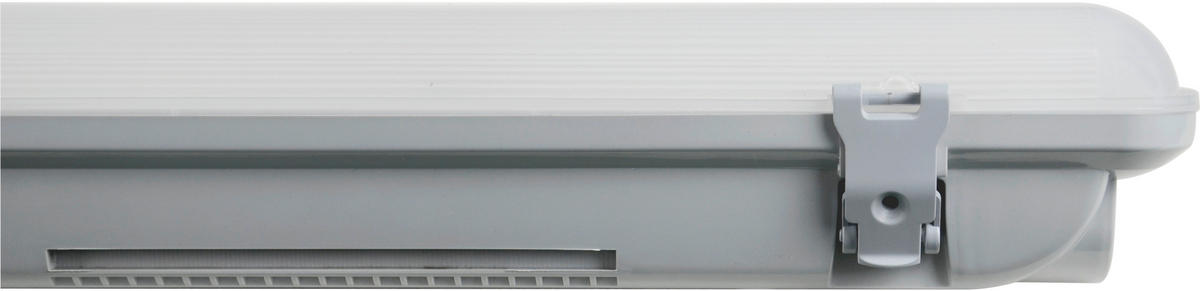 LED-DECKENLEUCHTE 120/7/7,3 cm   - Grau, Basics, Kunststoff (120/7/7,3cm)