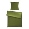 WENDEBETTWÄSCHE Satin 135/200 cm  - Dunkelgrün, Textil (135/200cm) - Bio:Vio