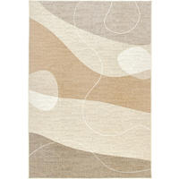 VINTAGE-TEPPICH 160/230 cm CORTEA DUNIS, waschbar Creme, Pinienfarben, Honigeiche rechteckig  - Honigeiche/Creme, Design, Kunststoff/Textil (160/230cm) - Lindorug