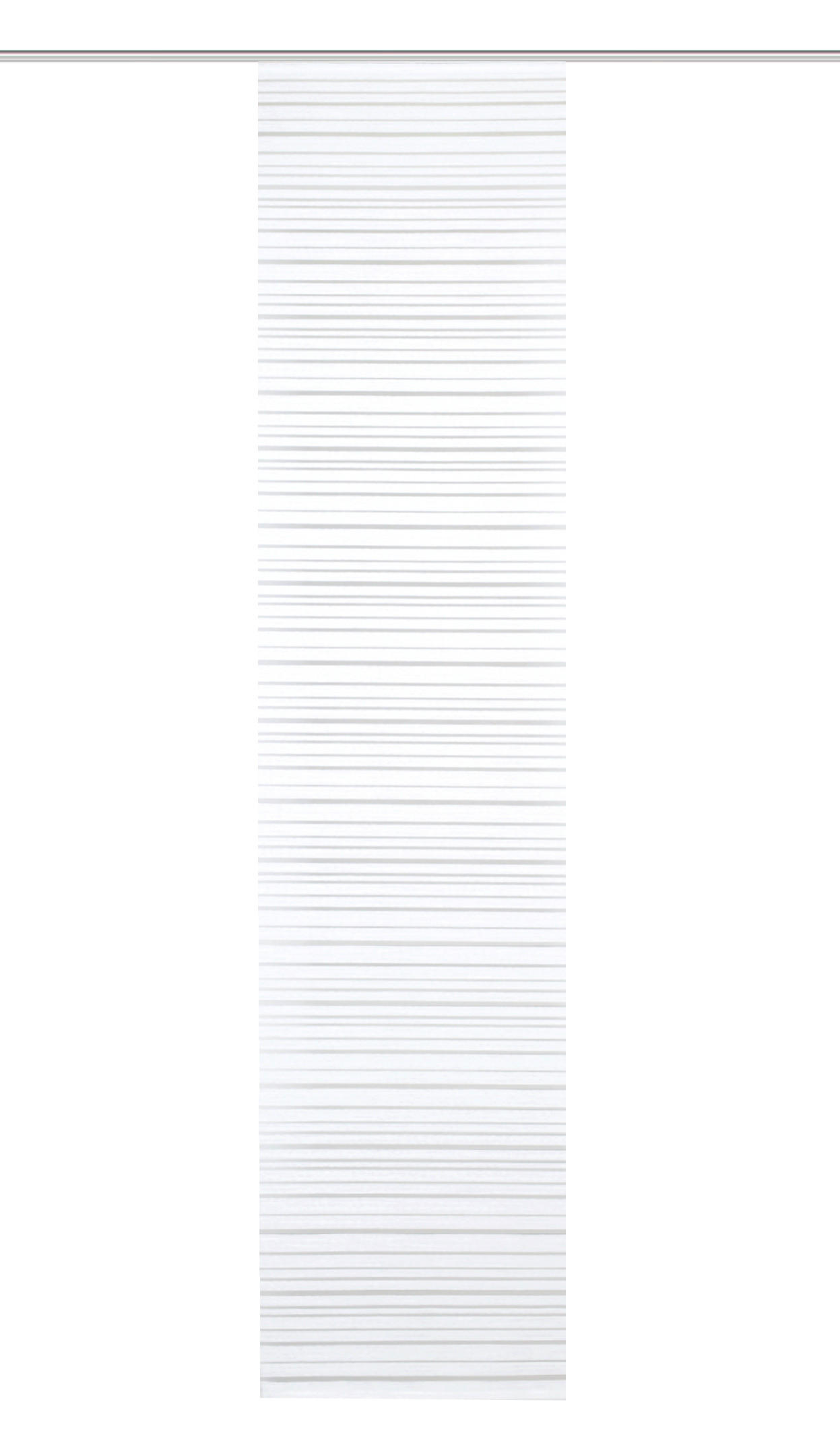 FLÄCHENVORHANG in Weiß blickdicht  - Weiß, Design, Textil (60/245cm)