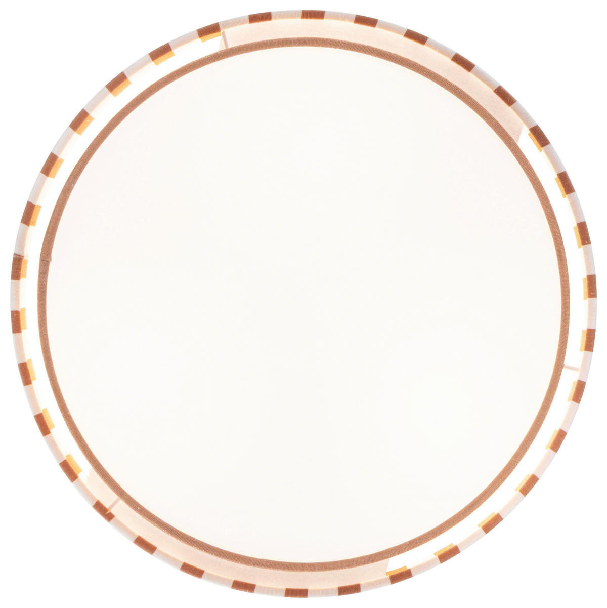 DECKENLEUCHTE  37/13 cm    - Braun/Naturfarben, MODERN, Kunststoff/Textil (37/13cm) - Novel