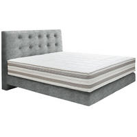 BOXSPRINGBETT 160/200 cm  in Grau  - Grau, Konventionell, Holz/Textil (160/200cm) - Dieter Knoll