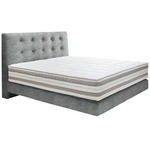 BOXSPRINGBETT 160/200 cm  in Grau  - Grau, KONVENTIONELL, Holz/Textil (160/200cm) - Dieter Knoll