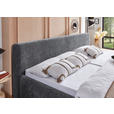 POLSTERBETT Bettkasten, Lattenroste Grau 180/200 cm  - Birkefarben/Buchefarben, Design, Holz/Textil (180/200cm) - Xora