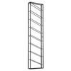 WEINREGAL 36/150/8 cm  - Schwarz, Design, Metall (36/150/8cm) - MID.YOU