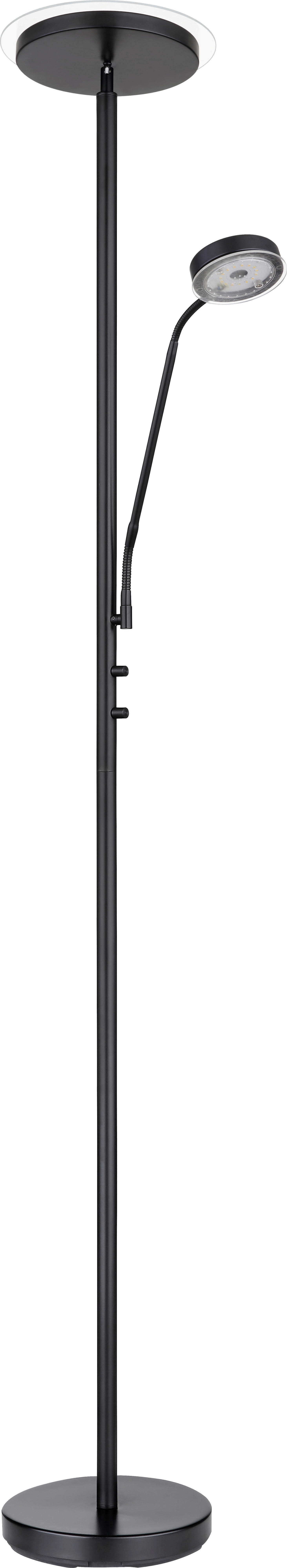 LAMPADAR CU LED - negru, Design, plastic/sticlă (26/180cm) - Xora