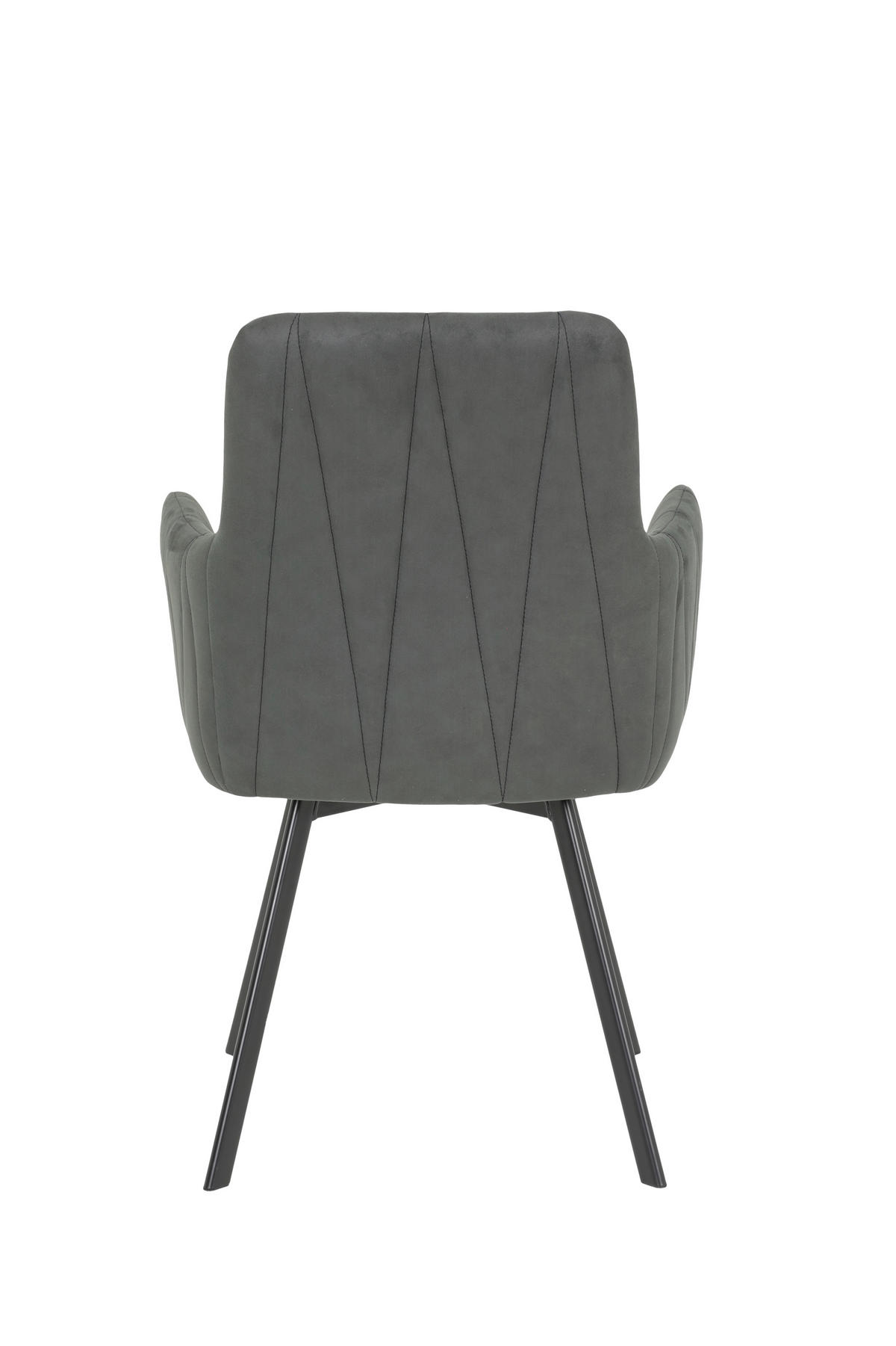 TISCHGRUPPE in Metall, Textil, Holzwerkstoff Anthrazit, Eiche Artisan  - Anthrazit/Eiche Artisan, MODERN, Holzwerkstoff/Textil (140 - 180/76/90cm) - MID.YOU