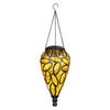 SOLARLEUCHTE - Schwarz/Orange, Basics, Kunststoff/Metall (13,5/50cm) - Globo