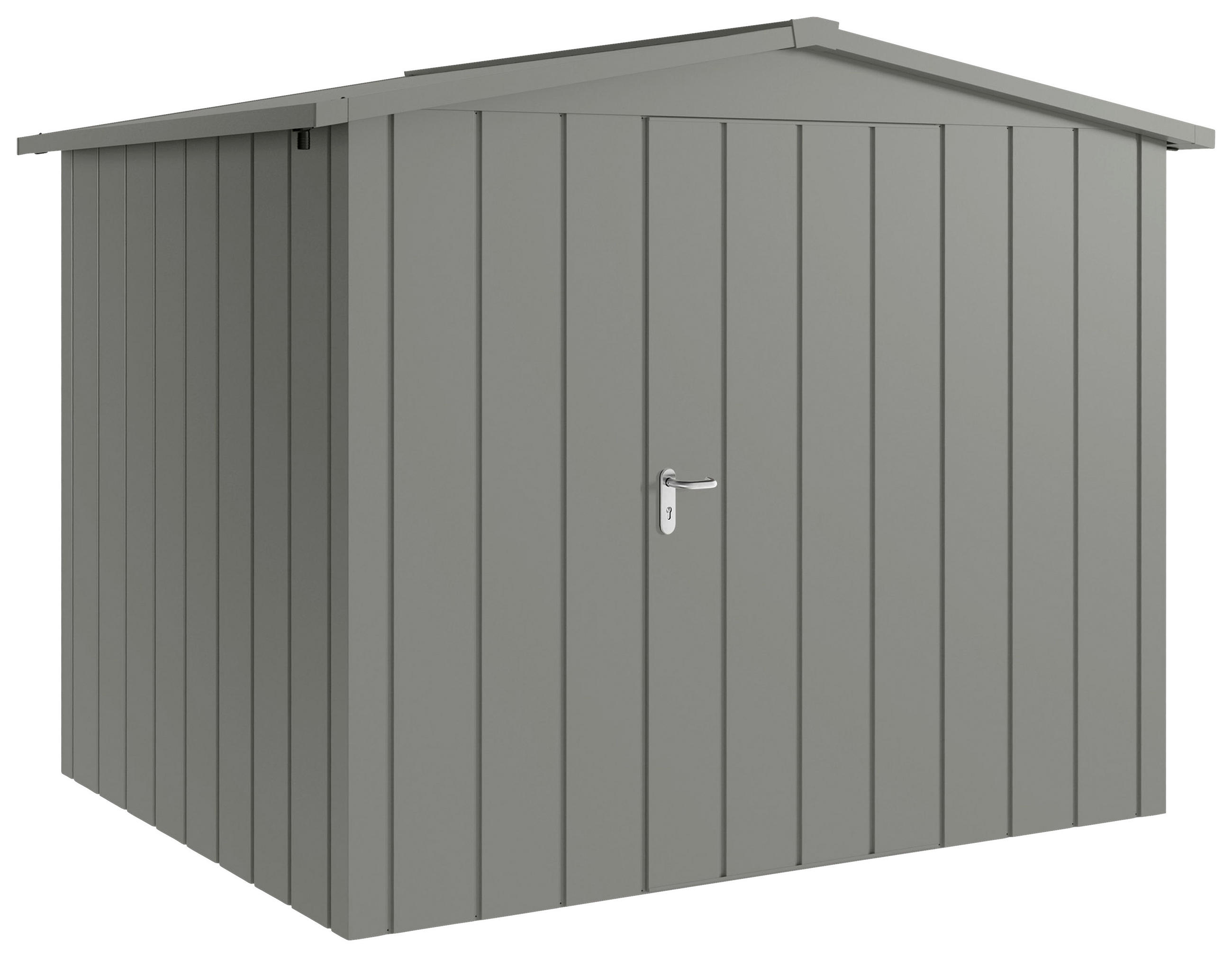 GERÄTEHAUS 285/227/229 cm  - Alufarben, Basics, Metall (285/227/229cm) - Hörmann