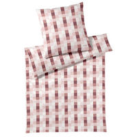 BETTWÄSCHE Makosatin 135/200 cm  - Rot, Design, Textil (135/200cm) - Joop!