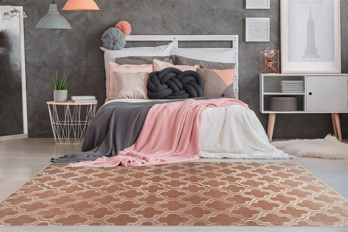 FLACHWEBETEPPICH 120/170 cm Monroe 100 Taupe Taupe  - Taupe, KONVENTIONELL, Kunststoff/Textil (120/170cm)