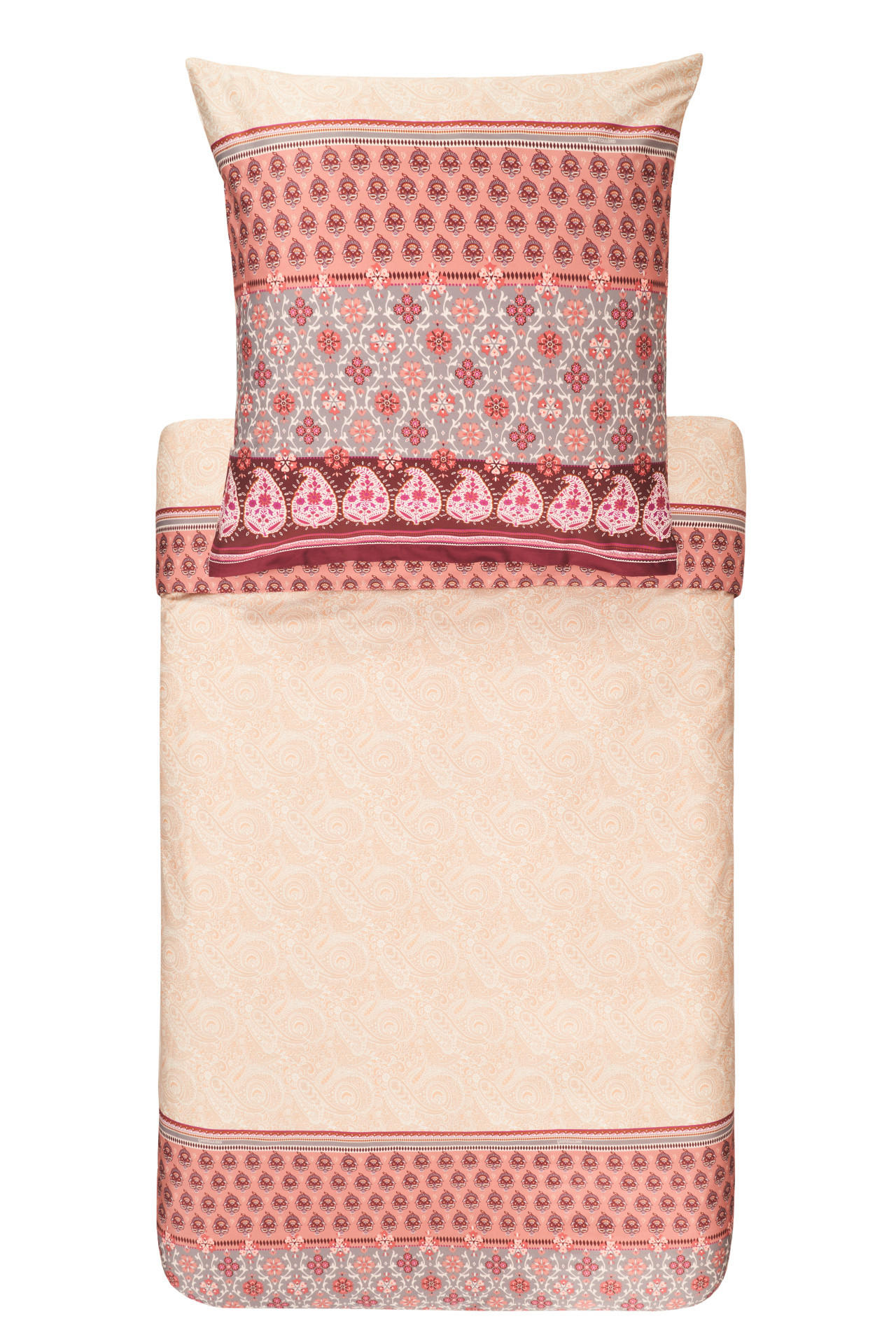 BETTWÄSCHE LAGLIO 155/220 cm  - Beige, LIFESTYLE, Textil (155/220cm) - Bassetti