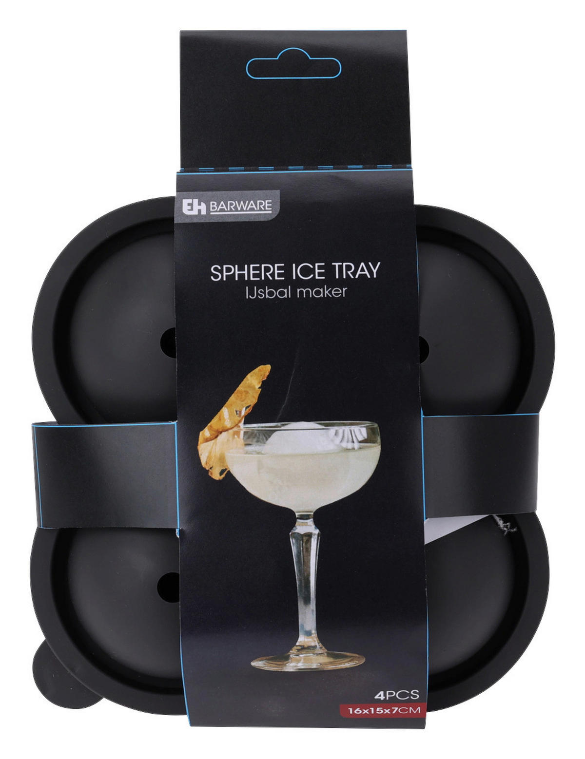 ISFORM - mörkgrå, plast (16/15/7cm)