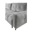 ECKSOFA Hellgrau Chenille  - Hellgrau/Schwarz, KONVENTIONELL, Holz/Textil (180/266cm) - Carryhome