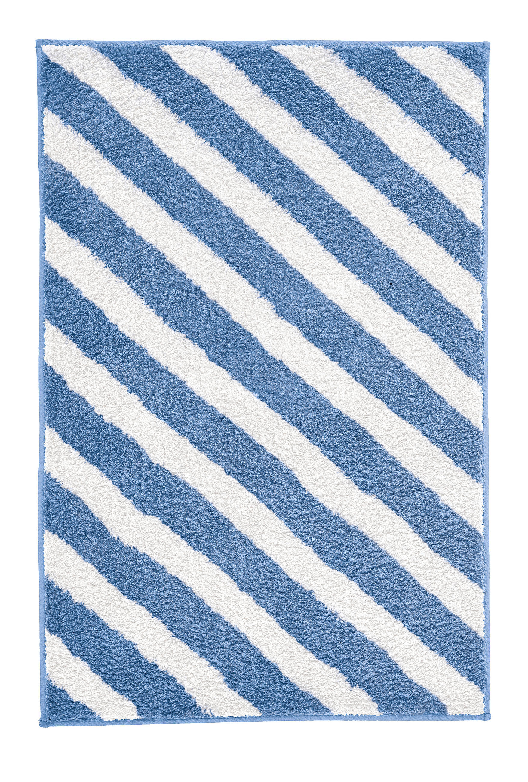 BADTEPPICH DIAGO Blau 60/90 cm  - Blau, Basics, Textil (60/90cm) - Kleine Wolke