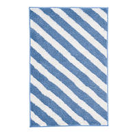 BADTEPPICH DIAGO Blau 60/90 cm  - Blau, Basics, Textil (60/90cm) - Kleine Wolke