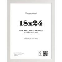 BILDERRAHMEN - Weiß, Basics, Glas/Holz (25,7/19,7/1,2cm)