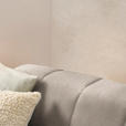 ECKSOFA in Chenille Beige  311/167 cm  - Beige/Schwarz, Design, Textil/Metall (311/167cm) - Xora