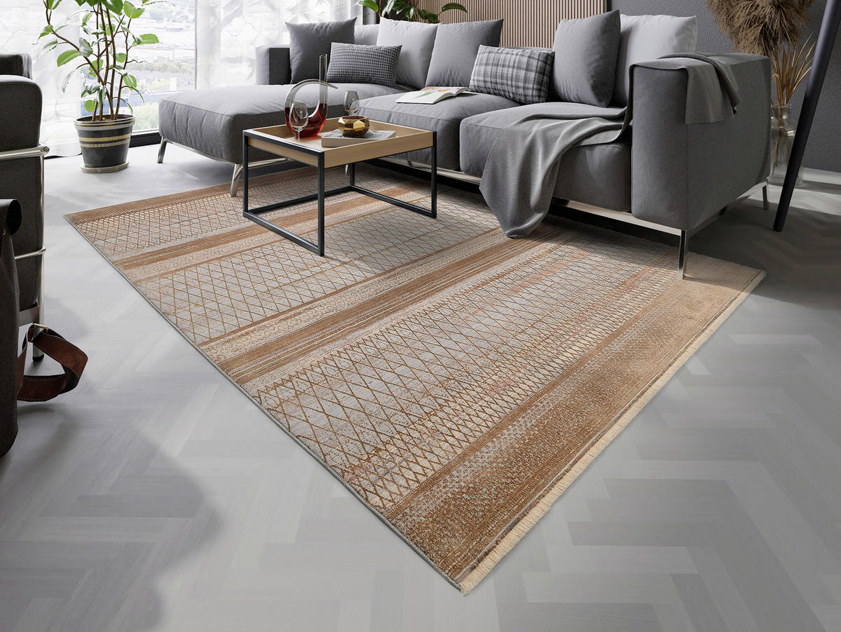 WEBTEPPICH 200/290 cm Tinto Maestro Braun  - Braun, Design, Textil (200/290cm) - Dieter Knoll