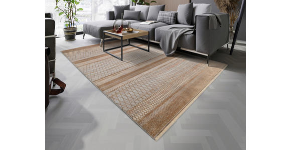 WEBTEPPICH 65/130 cm Tinto Maestro Braun  - Braun, Design, Textil (65/130cm) - Dieter Knoll