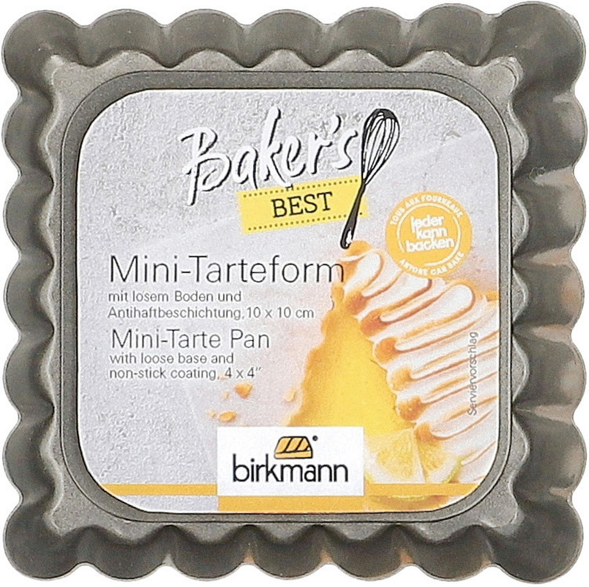 BACKFORMENSET Baker's Best  - Silberfarben, KONVENTIONELL, Metall - Birkmann
