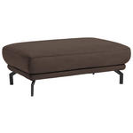 HOCKER in Textil Graubraun  - Graubraun/Schwarz, Design, Textil/Metall (127/46/72cm) - Dieter Knoll