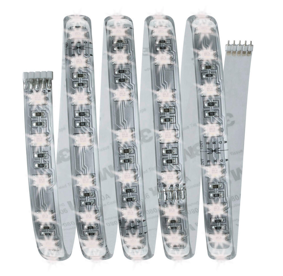 LED-STRIP 150/1,25/0,3 cm  MAX LED  - Silberfarben, Design, Kunststoff (150/1,25/0,3cm) - Paulmann