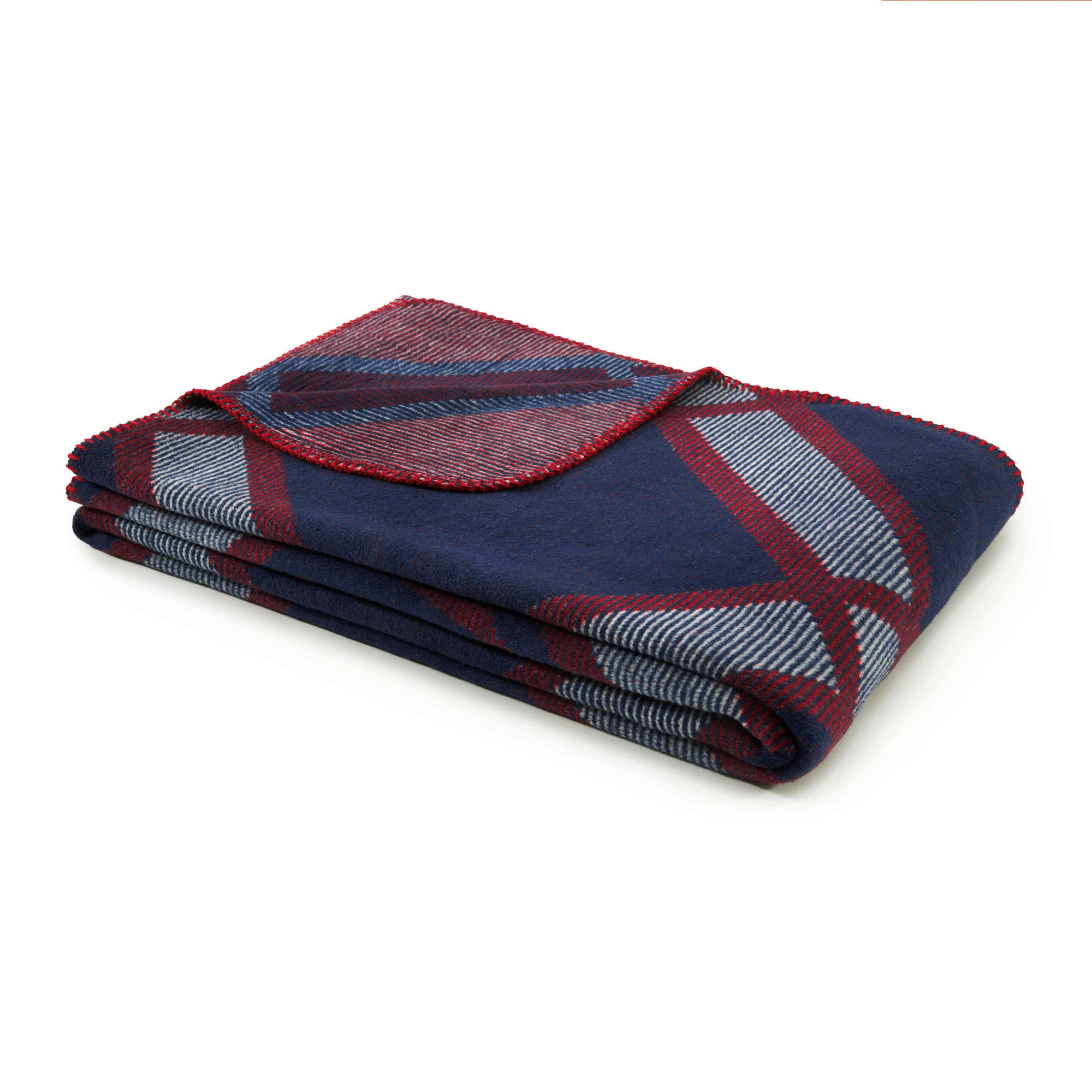 DOMÁCÍ DEKA, akryl, 150/200 cm - tmavě modrá, Basics, textil (150/200cm) - Tommy Hilfiger