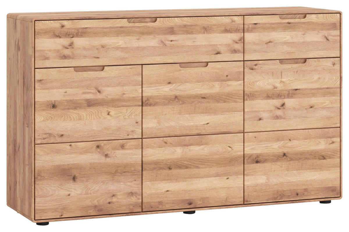 SIDEBOARD  in 149/91/40 cm  - Wildeiche, KONVENTIONELL, Holz (149/91/40cm) - Linea Natura