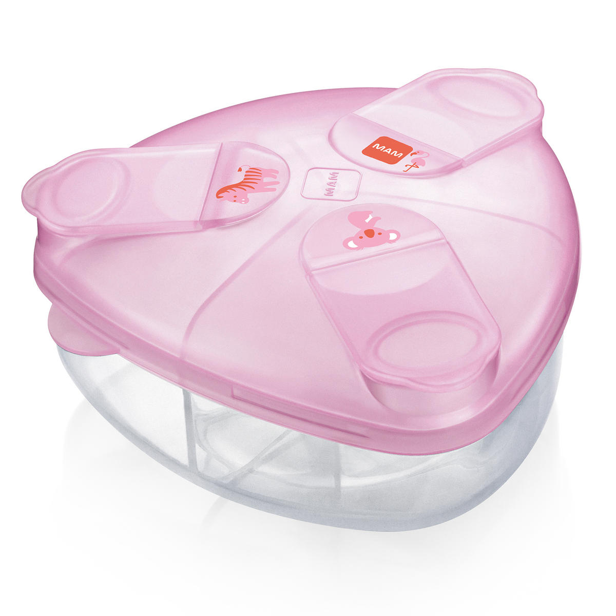 MILCHPULVERBOX  - Blau/Rosa, Basics, Kunststoff (14,4/13,4/5,6cm) - MAM