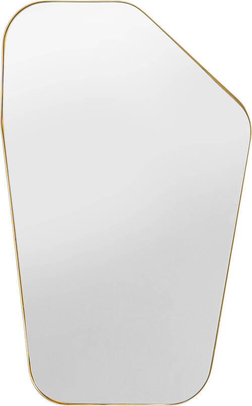 WANDSPIEGEL 64/95/3 cm  - Transparent/Messingfarben, Trend, Glas/Metall (64/95/3cm) - Kare-Design