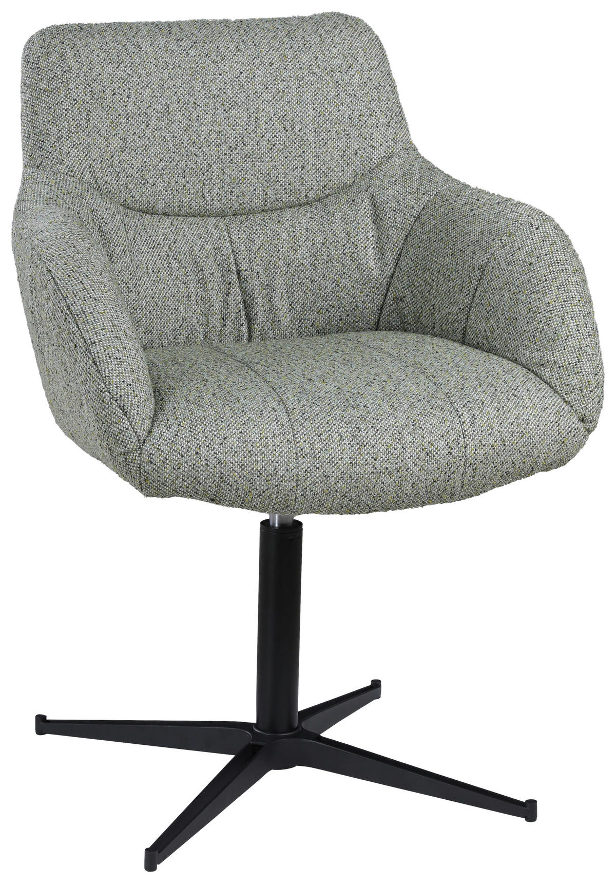 KAROSSZÉK zöld, fekete  - fekete/zöld, Design, textil/fém (63/85/66cm) - Novel
