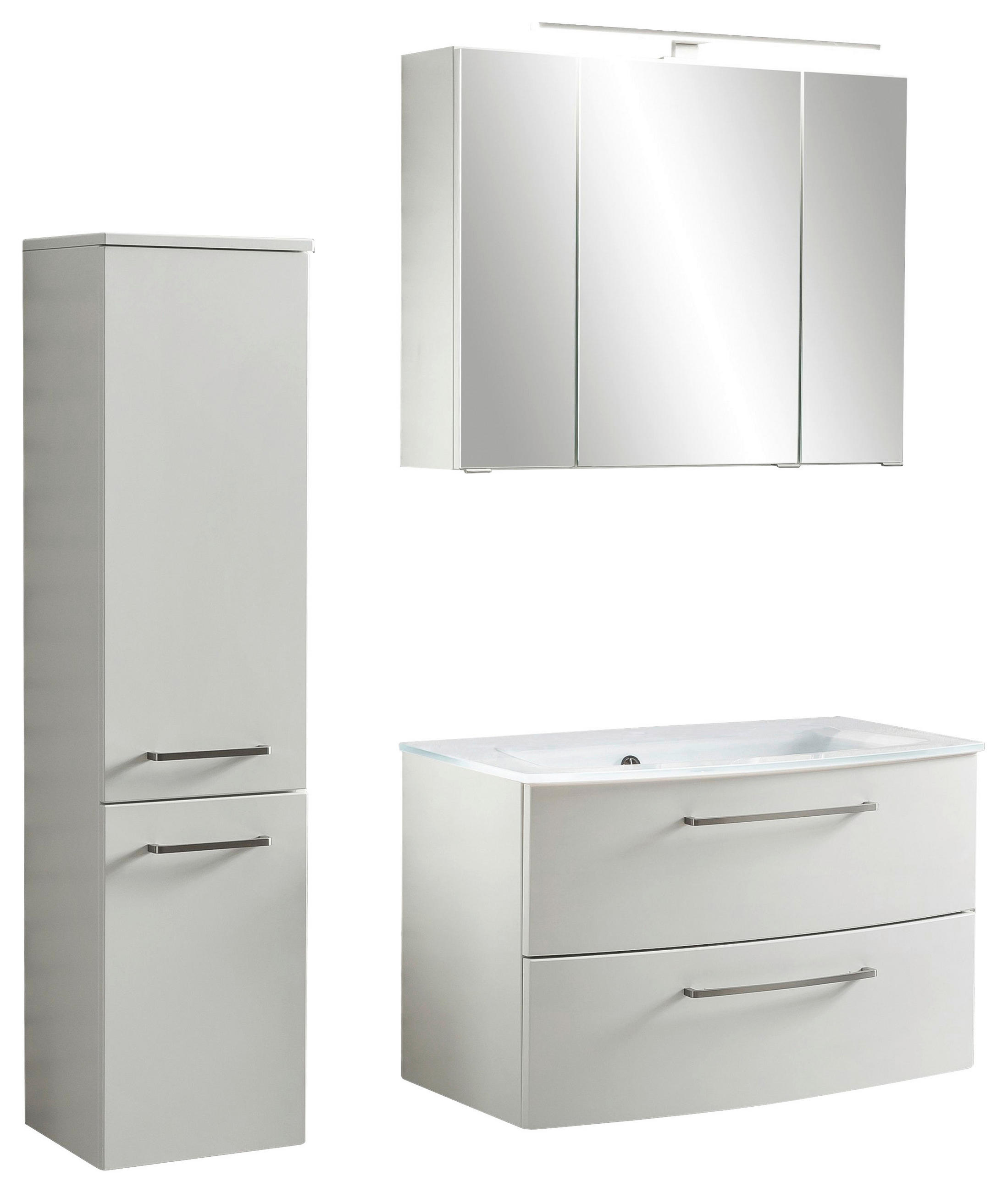 Badmöbel-set 3-tlg. Stockholm B: 110 Cm Weiß