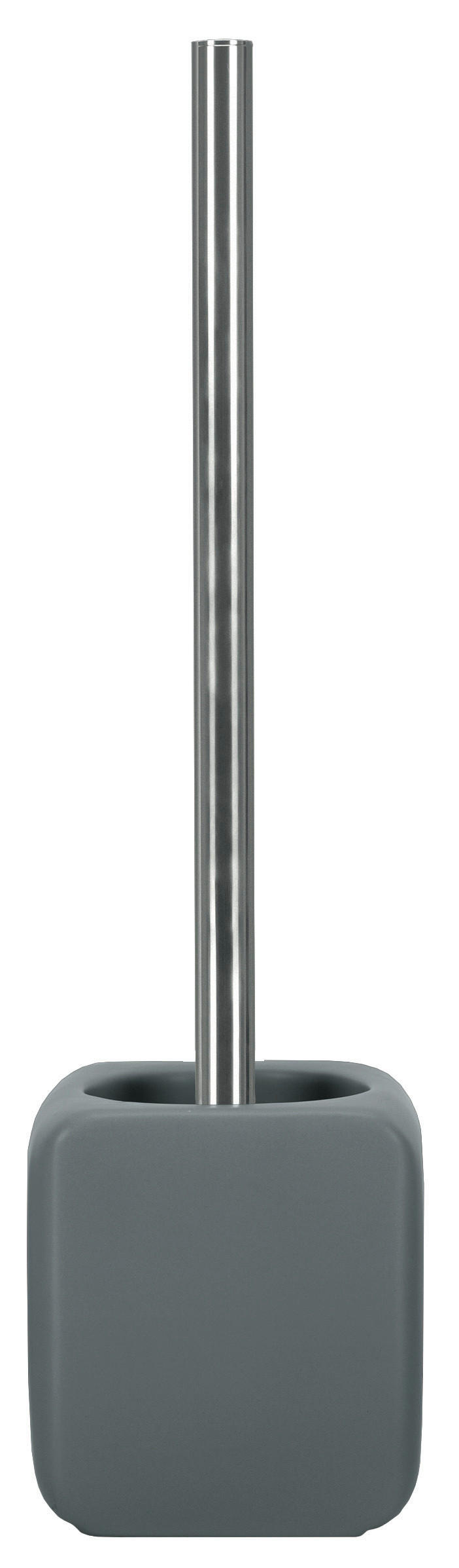 WC-BÜRSTENGARNITURKunststoff  Kunststoff   - Anthrazit, Basics, Kunststoff (10,8/38/10,8cm) - Kleine Wolke