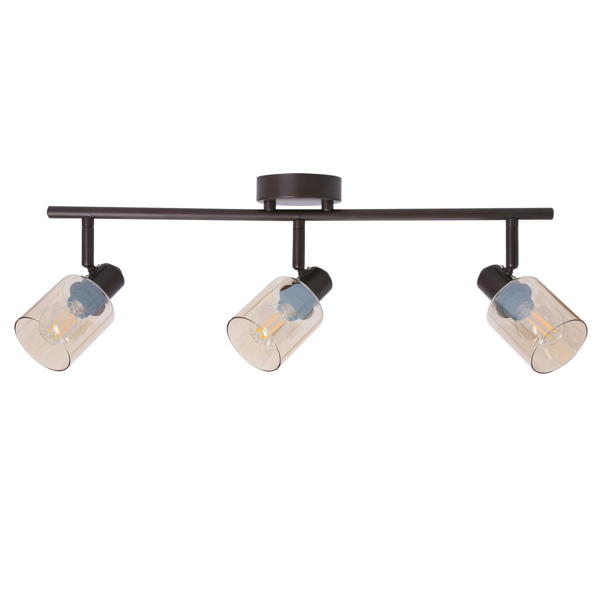 DECKENLEUCHTE Agra 9/58/19 cm  - Schwarz, Design, Glas (9/58/19cm)