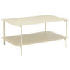 COUCHTISCH 90/58,4/40 cm rechteckig Kaschmir  - Kaschmir, Design, Metall (90/58,4/40cm) - Carryhome