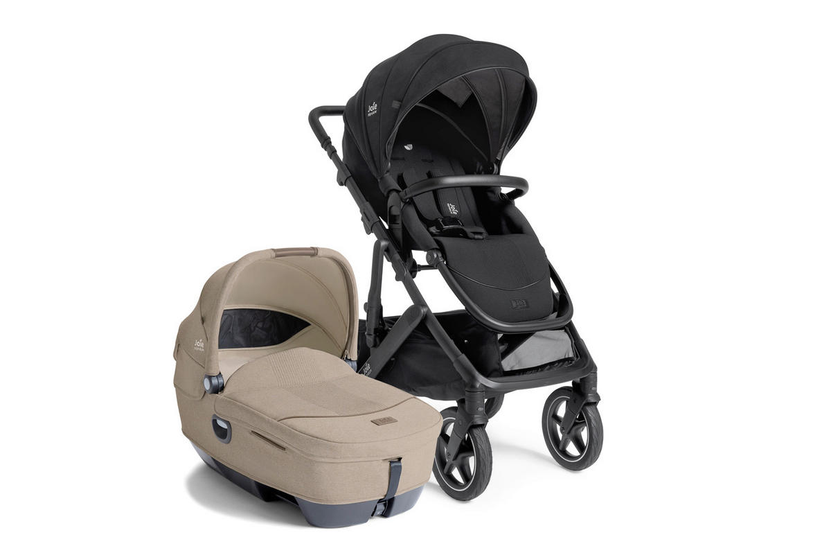 KOMBIKINDERWAGEN  Vinca inkl. Calmi  Sandstone  - Schlammfarben/Schwarz, Basics, Kunststoff (82/68/45cm) - JOIE SIGNATURE