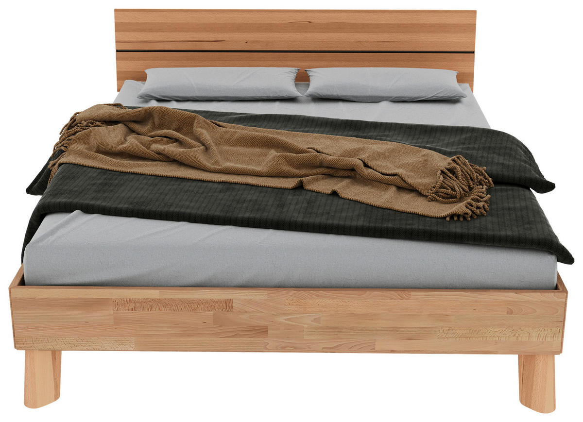 BETT - Naturfarben, MODERN, Holz (160/200cm) - MID.YOU