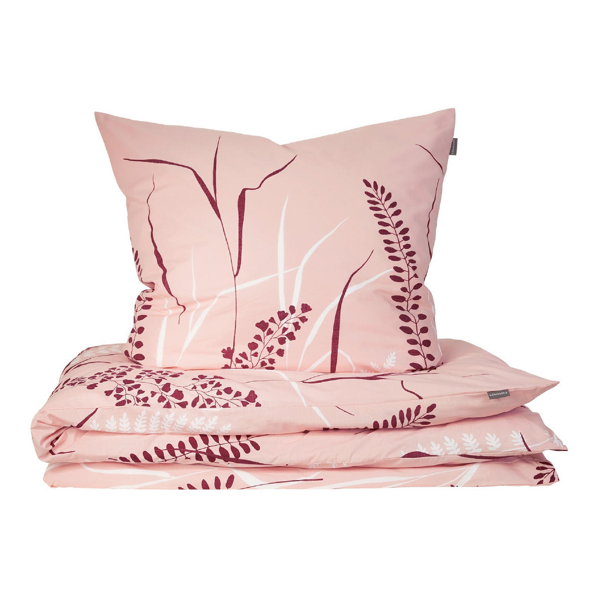 BETTWÄSCHE 2-teilig ANNIC Renforcé 135/200 cm  - Rosa, Basics, Textil (135/200cm)