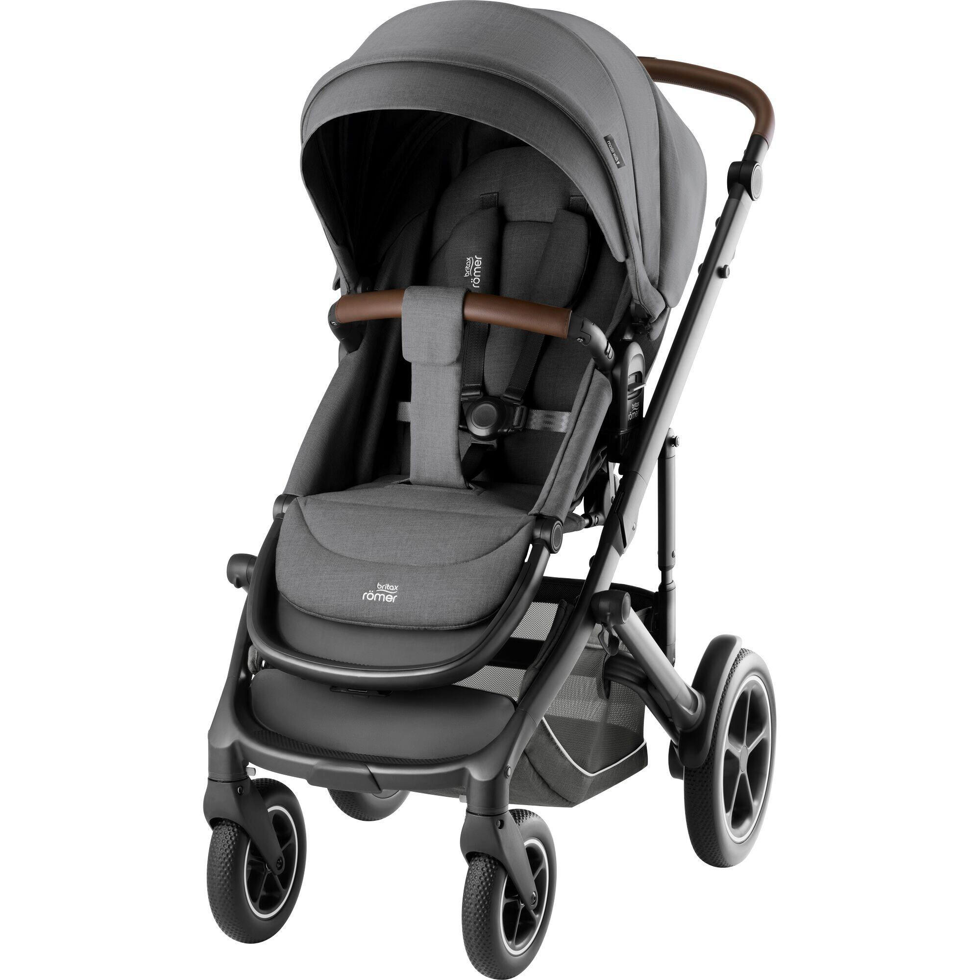 KINDERWAGEN Smile 5Z Mineral Grey - Grau, Basics, Textil/Metall (57/112/97.7cm) - Britax Römer
