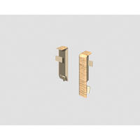 SOCKELLEISTENVERBINDUNGSSTÜCK - Eichefarben/Braun, KONVENTIONELL, Kunststoff (1.6/1.2/5.9cm) - Egger Holzwerkstoffe