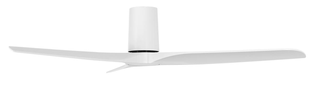 DECKENVENTILATOR - Weiß, Trend, Kunststoff (132cm) - P & B