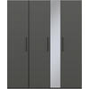 KLEIDERSCHRANK in Graphitfarben  - Anthrazit/Graphitfarben, Design, Glas/Holzwerkstoff (177,6/213,6/59,3cm) - Cantus