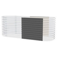 HOCHBEET-ERWEITERUNG 82,1/85,8/80 cm  - Grau, Basics, Metall (82,1/85,8/80cm)