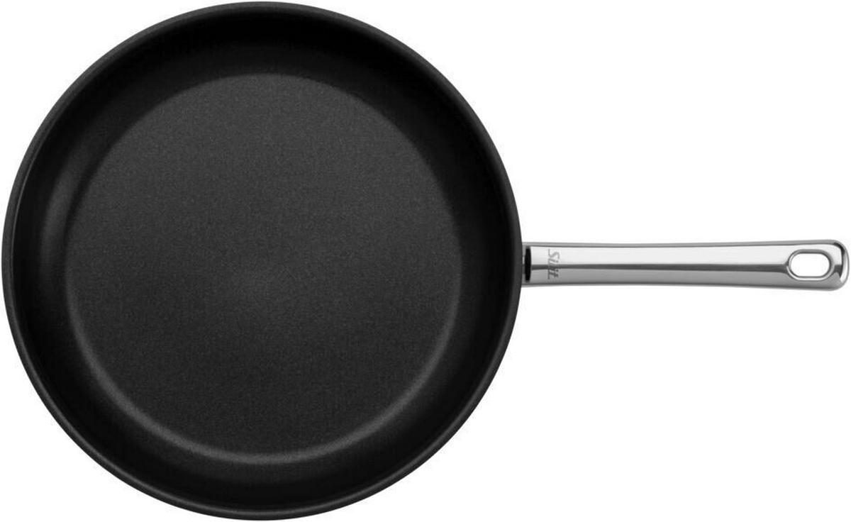 PFANNENSET Calabria 2-teilig  - Edelstahlfarben/Schwarz, Basics, Metall - Silit
